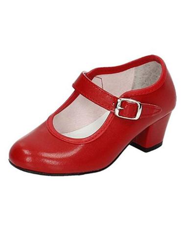 Sapatos de Menina l&r shoes CREACIONES PASOS DE BAILE 15 ZAPATOS FLAMENCA ROJO