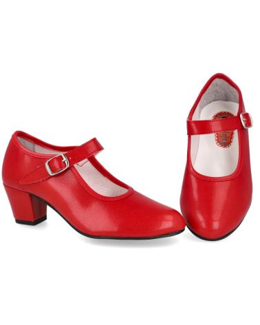 Sapatos de Menina l&r shoes CREACIONES PASOS DE BAILE 15 ZAPATOS FLAMENCA ROJO
