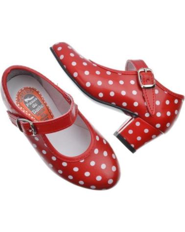 Zapatos de Niña PASOS DE BAILE CREACIONES - FLAMENCA LU ROJO