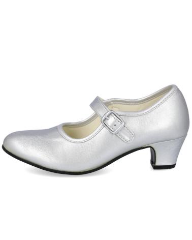 Schuhe für Mädchen BUBBLE BOBBLE 910-3 ZAPATOS FLAMENCA NINA PLATA