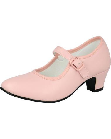 Schuhe für Mädchen BUBBLE BOBBLE 910-1 ZAPATOS DE FLAMENCA NINA ROSA