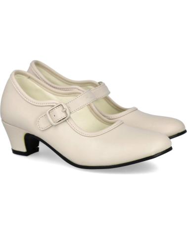 Scarpe per Bambina BUBBLE BOBBLE 910-3 ZAPATOS FLAMENCA NINA CRUDO