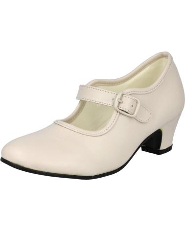 Scarpe per Bambina BUBBLE BOBBLE 910-3 ZAPATOS FLAMENCA NINA CRUDO