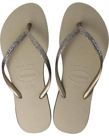 Sandalias de Mujer HAVAIANAS SLIM SPARKLE II 0154 SAND GREY