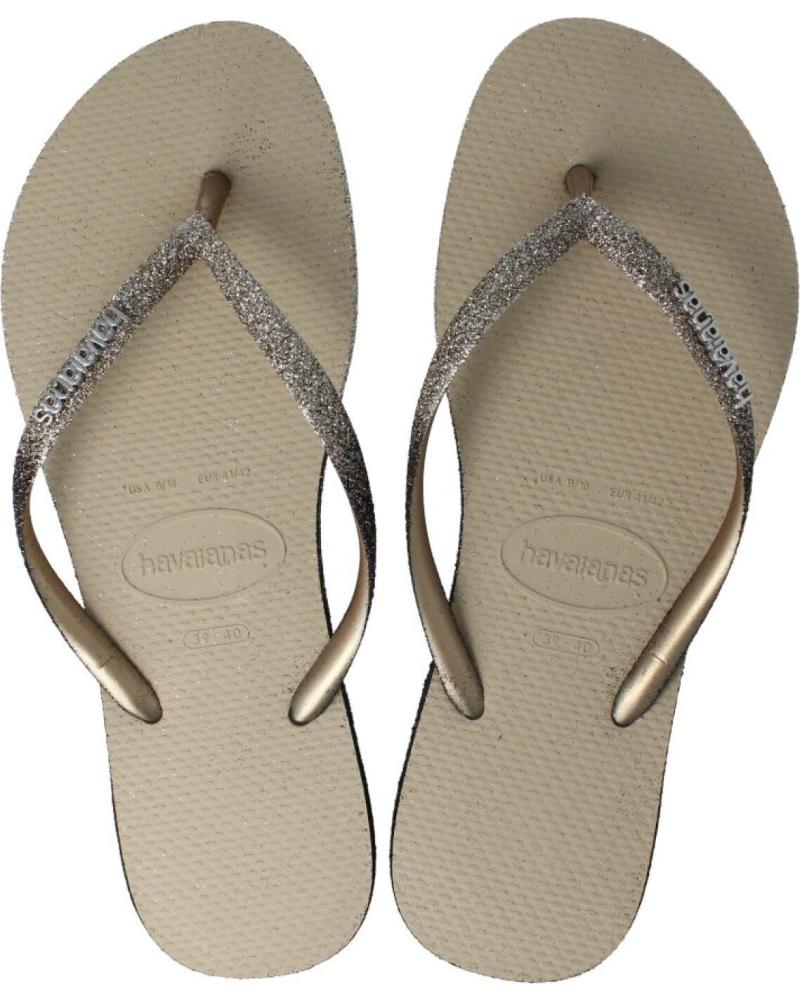 Sandalias de Mujer HAVAIANAS SLIM SPARKLE II 0154 SAND GREY