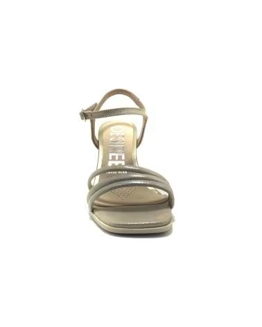 DESIREÉ SANDALIAS DE TACON ALEXA EN DORADO PARA MUJER CHAMPAN