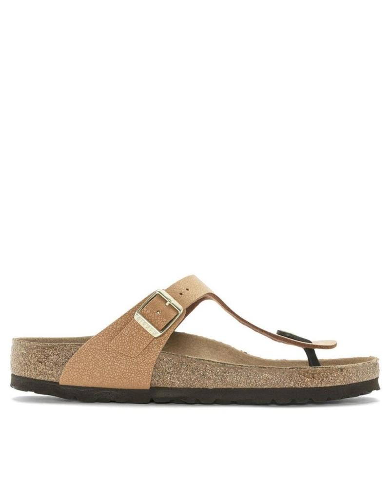 Chanclas de Mujer BIRKENSTOCK GIZEH EARTHY VEGAN PECAN NARANJA