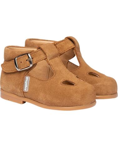 Sapatos de Menino ANGELITOS PEPITO PIEL SERRAJE 634 CUERO