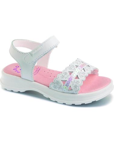Sandalen für Mädchen PABLOSKY SANDALIA CON VELCRO OLIMPO 417300 BLANCO OLIMPO BLANCO