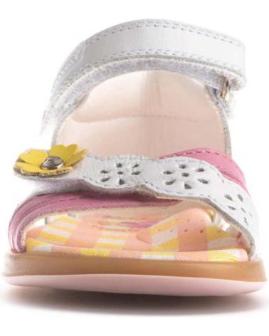 girl Sandals PABLOSKY - SANDALIA FLOR AMARILLA OLIMPO BLANCO