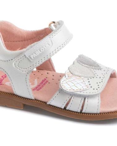 girl Sandals PABLOSKY SANDALIA NINA 3 CORAZONES  024608 NACAR
