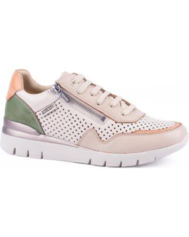 Zapatillas deporte pour Femme PIKOLINOS ZAPATILLAS PIEL CASUAL MARFIL-NATA