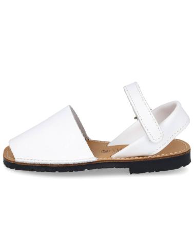 Sandali per Bambina e Bambino L&R SHOES 251 MENORQUINAS PARA NINOS BLANCO