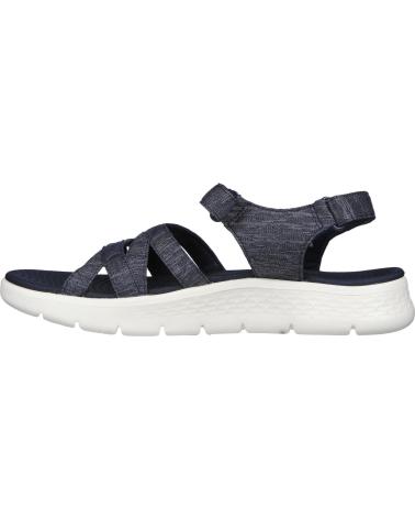 SANDALES SKECHERS GO WALK FLEX SANDAL SUNSHINE BLEUES POUR FEMME AZUL