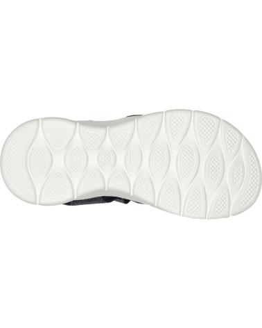SANDALES SKECHERS GO WALK FLEX SANDAL SUNSHINE BLEUES POUR FEMME AZUL