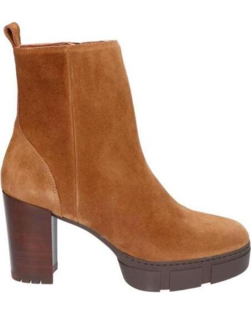 Botines de Mujer UNISA BOTIN TACON 7 CM MARRóN