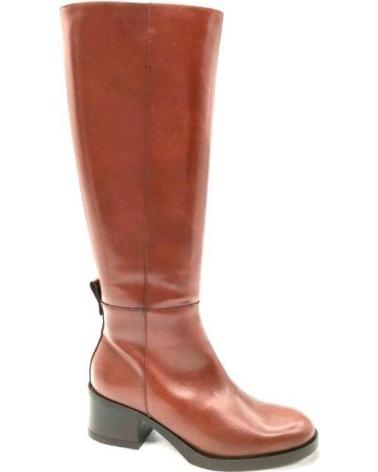 Stivali per Donna WONDERS BOTA ALTA TACON 3 CM MARRóN