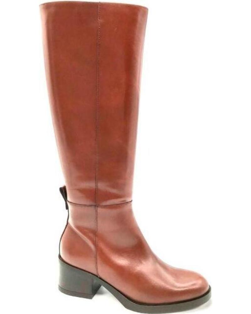 Bottes pour Femme WONDERS BOTA ALTA TACON 3 CM MARRóN