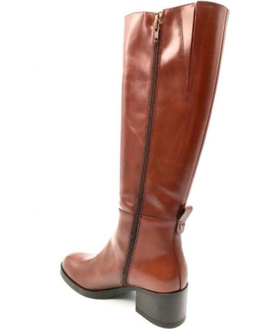 Bottes pour Femme WONDERS BOTA ALTA TACON 3 CM MARRóN