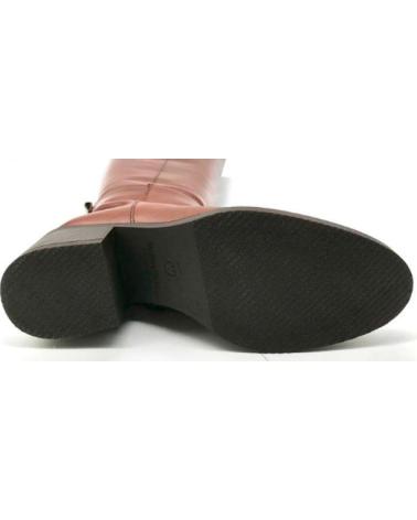 Bottes pour Femme WONDERS BOTA ALTA TACON 3 CM MARRóN