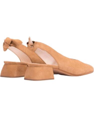 Sandalias de Mujer WONDERS DESTALONADO ANTE TACON 3 CM BEIGE