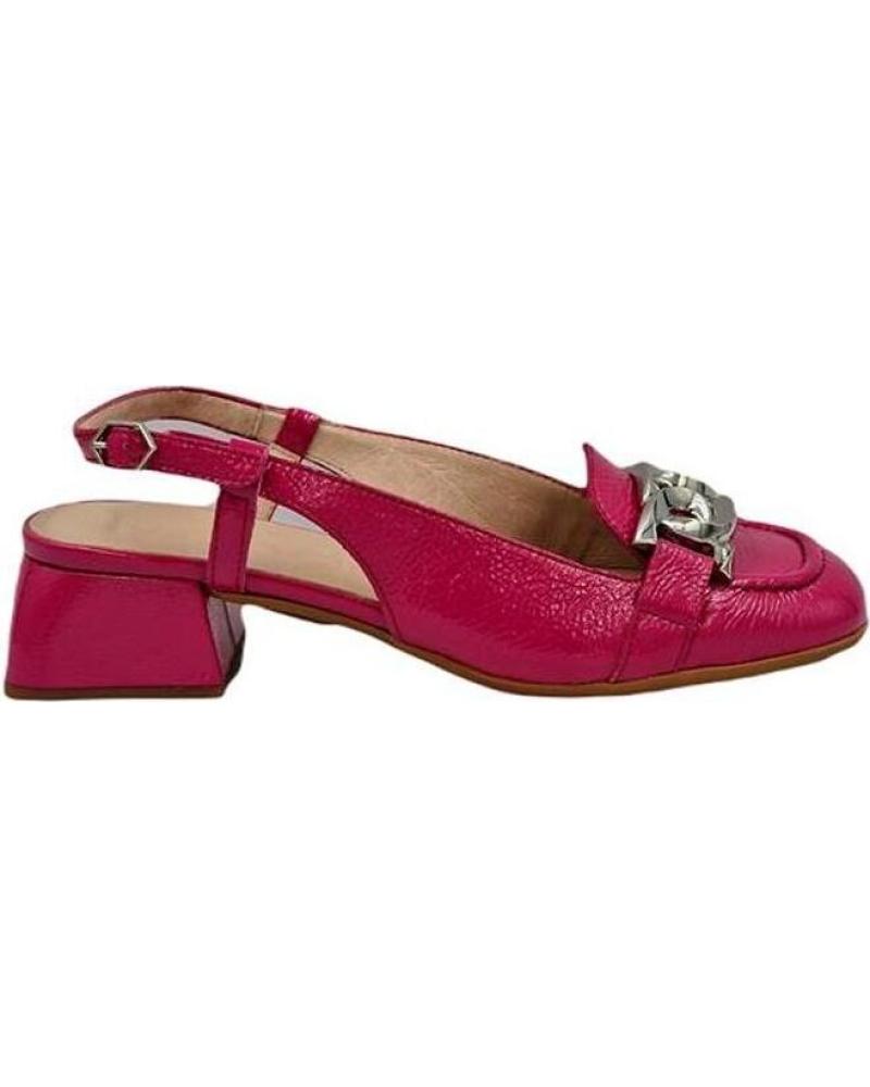 Zapatos de Mujer WONDERS DESTALONADO CHAROL TACON 3 CM ROSA