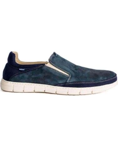Zapatos de Hombre BAERCHI MOCASIN ELASTICOS AZUL