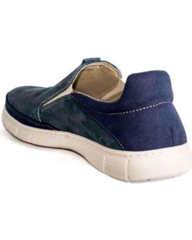 Zapatos de Hombre BAERCHI MOCASIN ELASTICOS AZUL