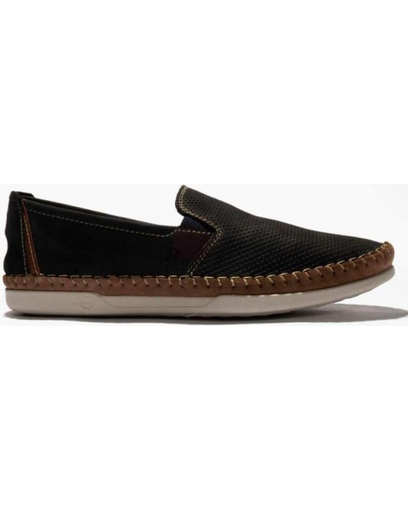Man shoes PITILLOS MOCASIN NOBUK AZUL