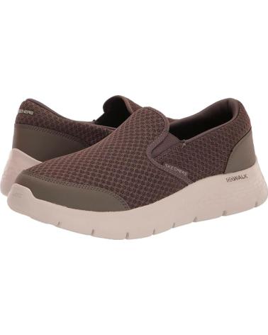 Esportes  de Homem SKECHERS 216485 ZAPATILLAS CASUAL DE HOMBRE KAKI SLIP ON KAKI
