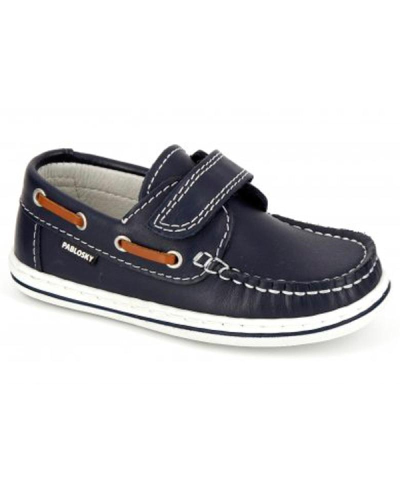 Zapatos de Niña y Niño PABLOSKY NAUTICO VELCRO AZUL