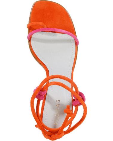 Sandalias de Mujer ALOHAS SANDALIA GRACE TACON 6 CM NARANJA