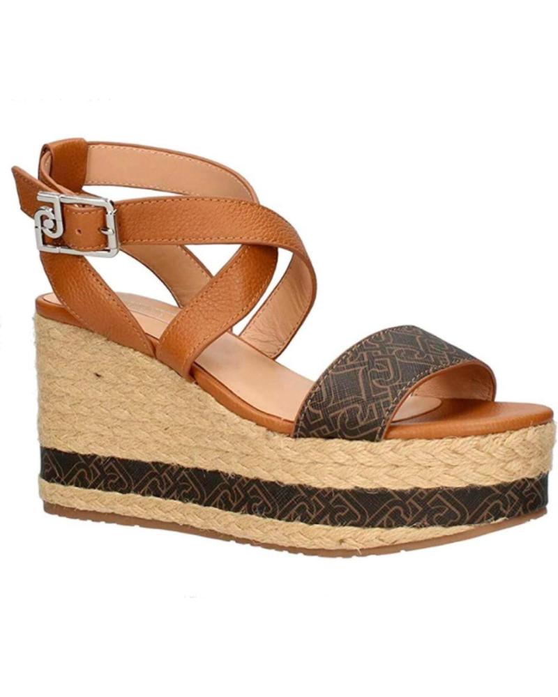 Sandales pour Femme LIU JO SANDALIA LIUJO CUNA YUTE 10 CM MARRóN