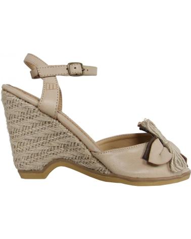 Zapatos de cuña de Mujer MTNG 53292 TAIGO ICE-CHOCOLATE
