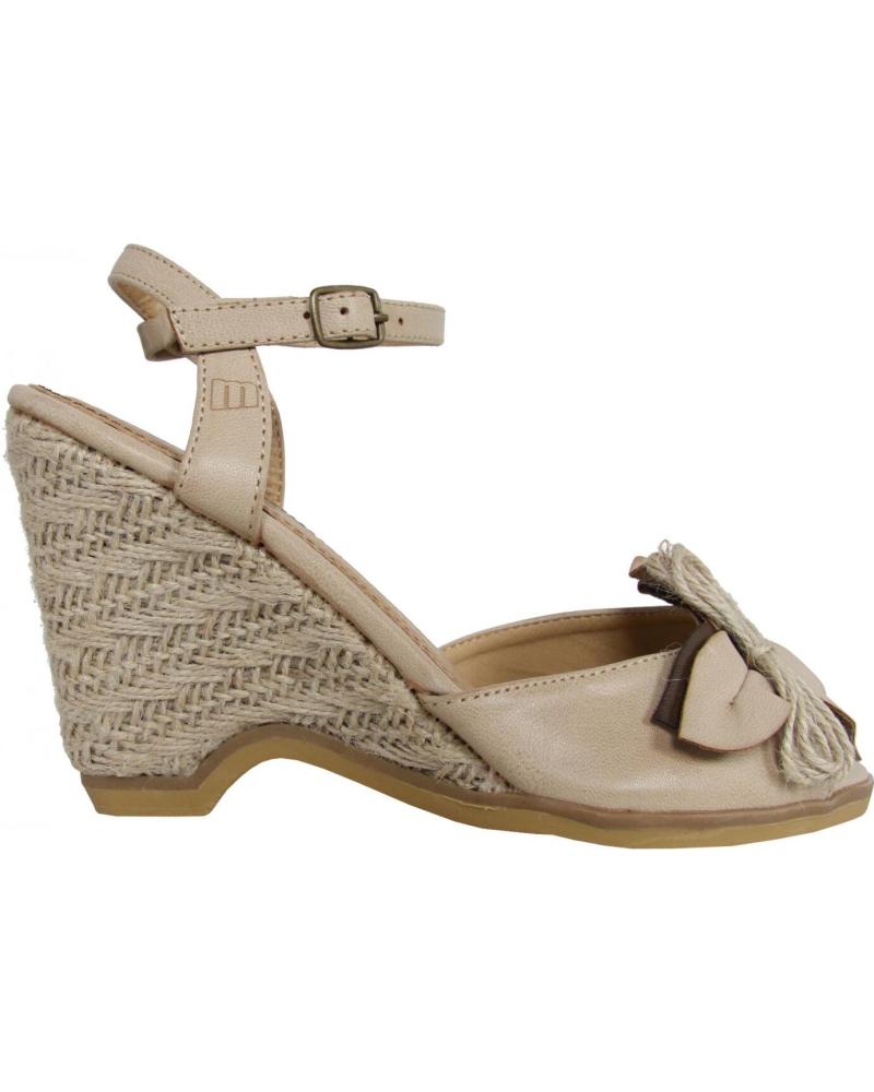 Zapatos de cuña de Mujer MTNG 53292 TAIGO ICE-CHOCOLATE