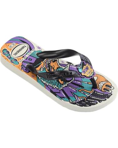 Chanclas de Niña y Niño HAVAIANAS KIDS TOP GRAFITTI BLANCO