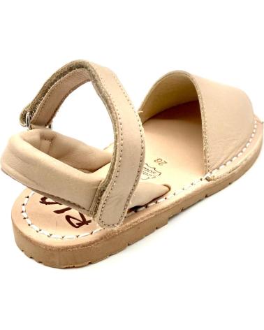 Sandalias de Niña y Niño RIA MENORCA MENORQUINA RIA VELCRO SUELA CARAMELO VARIOS COL