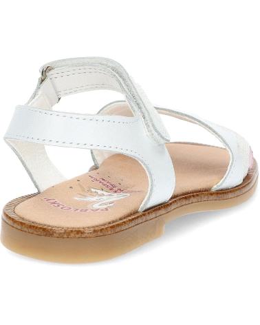Sandali per Bambina PABLOSKY SANDALIA CON VELCRO NAPA NACAR BLANCO