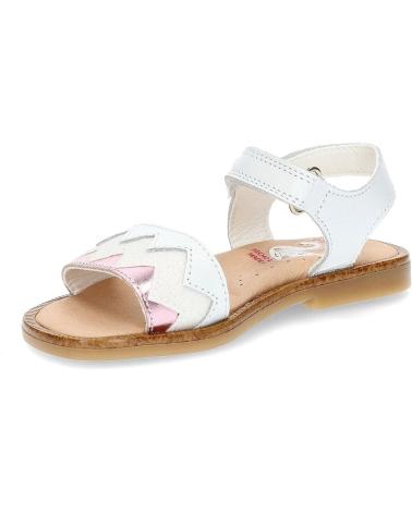 Sandali per Bambina PABLOSKY SANDALIA CON VELCRO NAPA NACAR BLANCO