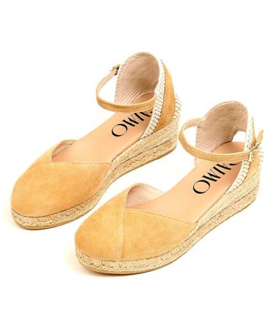 Sandali per Donna GAIMO ALPARGATA CUNA YUTE 5 CM MARRóN
