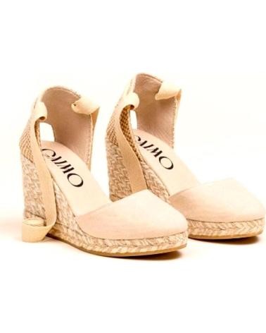 Sandalias de Mujer GAIMO ALPARGATA CUNA YUTE 8 CM BEIGE