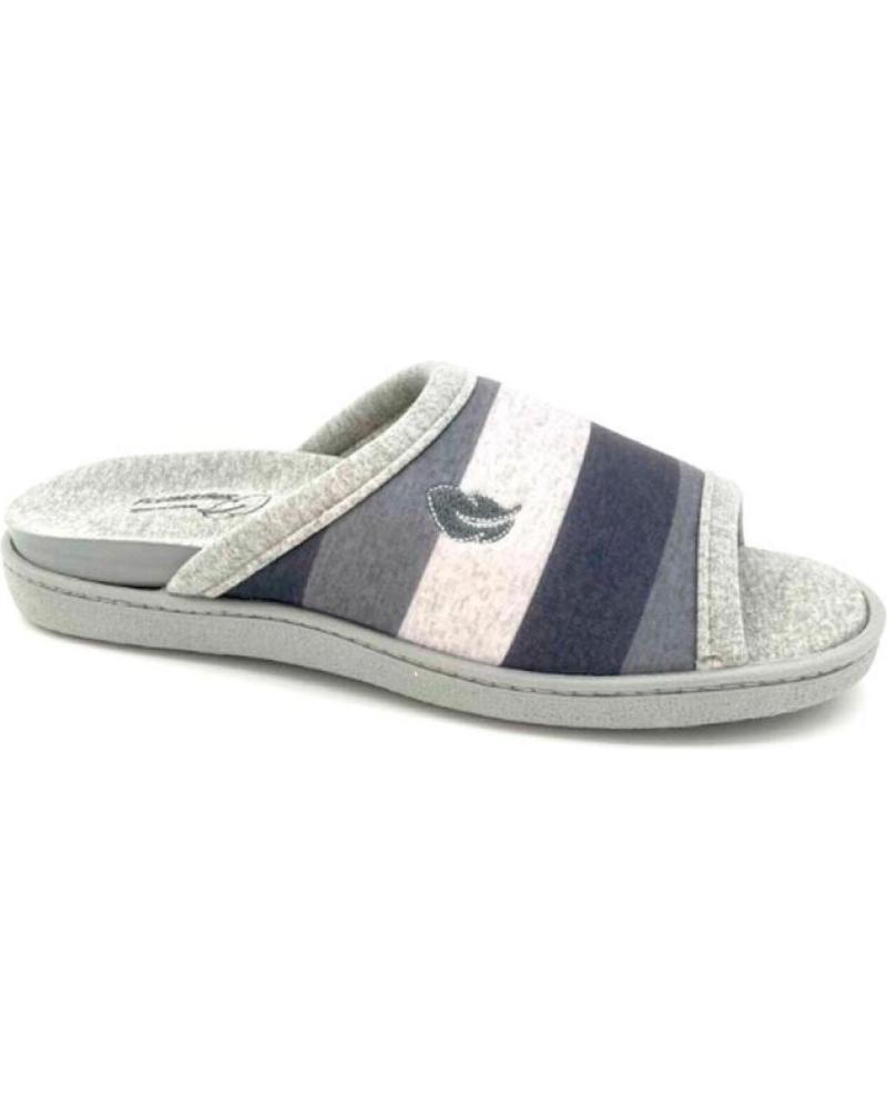 Calzado de casa de Hombre ROAL PINKI RAYAS GRIS