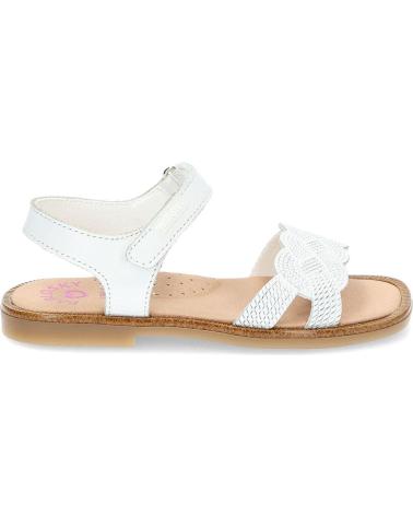 Sandalen für Mädchen PABLOSKY SANDALIA CON VELCRO NAPA NACAR BLANCO