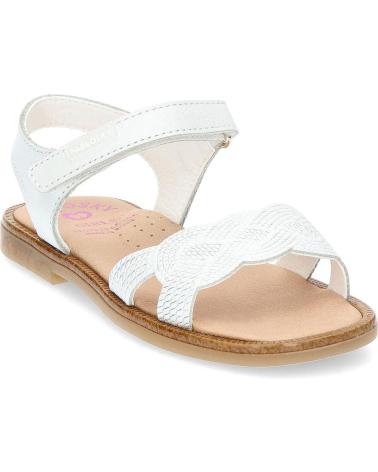 Sandalen für Mädchen PABLOSKY SANDALIA CON VELCRO NAPA NACAR BLANCO