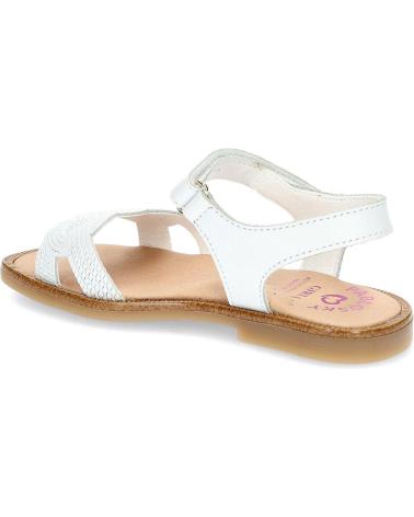 Sandalen für Mädchen PABLOSKY SANDALIA CON VELCRO NAPA NACAR BLANCO