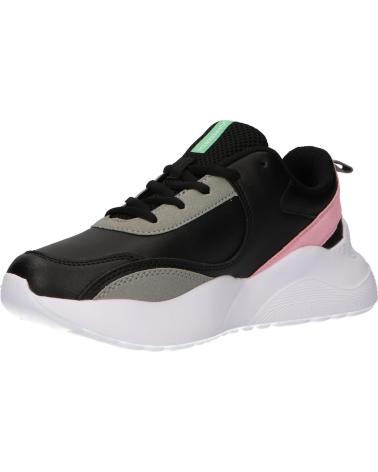 Zapatillas deporte de Mujer JOHN SMITH VIRGIN NEGRO-ROSA