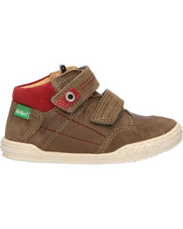 Stivaletti per Bambina e Bambino KICKERS 692401-10 JAWA 20 KAKI