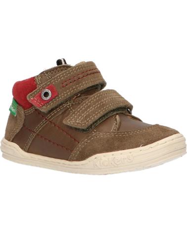Stivaletti per Bambina e Bambino KICKERS 692401-10 JAWA 20 KAKI