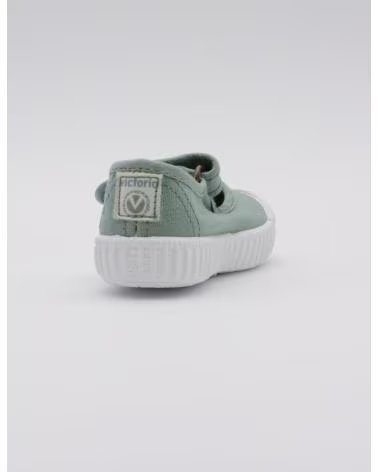 Sapatos de Menina VICTORIA 1915 MERCEDES LONA RECICLADA JADE VERDE