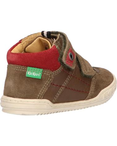 Stivaletti per Bambina e Bambino KICKERS 692401-10 JAWA 20 KAKI
